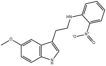 N-(2-니트로페닐)-5-메톡시트립타민 구조식 이미지