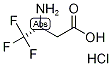 (3R)-3-Amino-4,4,4-trifluorobutanoic acid hydrochloride 구조식 이미지