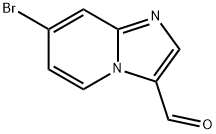 이미다조[1,2-a]피리딘-3-카르복스알데히드,7-broMo- 구조식 이미지