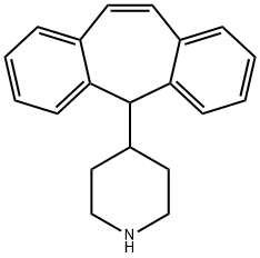 4-(5H-디벤조[A,D]사이클로헵텐-5-YL)피페리딘 구조식 이미지