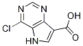 4-Chloro-5H-pyrrolo[3,2-d]pyriMidine-7-carboxylic acid Structure