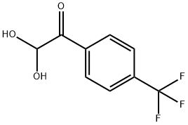 4-(TRIFLUOROMETHYL)PHENYLGLYOXAL HYDRATE Structure