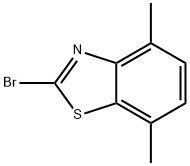 2-BROMO-4,7-DIMETHYLBENZOTHIAZOLE 구조식 이미지