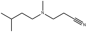 3-[메틸(3-메틸부틸)아미노]프로판니트릴 구조식 이미지
