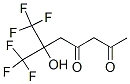 6-Hydroxy-7,7,7-trifluoro-6-(trifluoromethyl)-2,4-heptanedione Structure