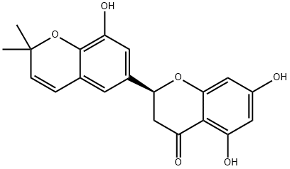 (2S)-5,7,8'-Trihydroxy-2',2'-dimethyl-2,6'-bi[2H-1-benzopyran]-4(3H)-one Structure