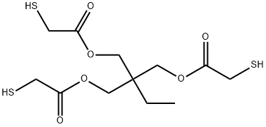 Trimethylolpropane tris(thioglycolate) 구조식 이미지