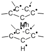 BIS(TETRAMETHYLCYCLOPENTADIENYL)MANGANESE Structure