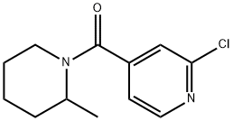 1-(2-Chloro-4-pyridylcarbonyl)-2-Methylpiperidine 구조식 이미지