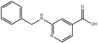 2-(Benzylamino)isonicotinic acid Structure