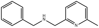 벤질-(6-메틸-피리딘-2-일메틸)-아민 구조식 이미지