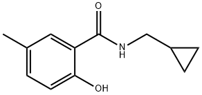 N-(cyclopropylmethyl)-2-hydroxy-5-methylbenzamide Structure