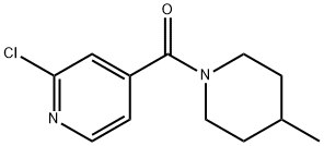 1-(2-Chloro-4-pyridylcarbonyl)-4-Methylpiperidine, 95% 구조식 이미지