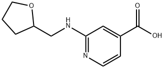 2-[(테트라히드로-2-푸라닐메틸)아미노]-이소니코틴산 구조식 이미지