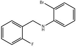 2-BroMo-N-(2-fluorobenzyl)aniline, 97% Structure