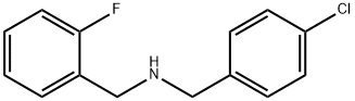 N-(4-클로로벤질)-2-플루오로벤질라광산 구조식 이미지