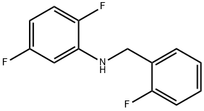 2,5-디플루오로-N-(2-플루오로벤질)아닐린 구조식 이미지