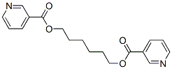 6-(pyridine-3-carbonyloxy)hexyl pyridine-3-carboxylate Structure