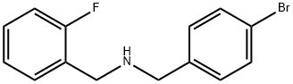 N-(4-브로모벤질)-2-플루오로벤질라민 구조식 이미지