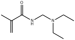 N-[(diethylamino)methyl]methacrylamide  Structure