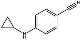 4-(cyclopropylamino)benzonitrile 구조식 이미지