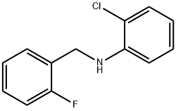 2-클로로-N-(2-플루오로벤질)아닐린 구조식 이미지
