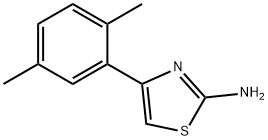 4-(2,5-디메틸-페닐)-티아졸-2-일라민 구조식 이미지