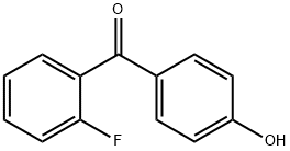 2-FLUORO-4'-HYDROXYBENZOPHENONE Structure