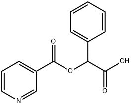 니코틴산카르복시-페닐-메틸에스테르 구조식 이미지