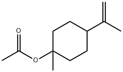 1-메틸-4-(1-메틸비닐)사이클로헥실아세테이트 구조식 이미지