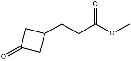 Methyl 3-(3-oxocyclobutyl)propanoate Structure