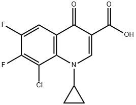 101987-89-7 8-Chloro-1-cyclopropyl-6,7-difluoro-1,4-dihydro-4-oxo-3-quinolinecarboxylic acid