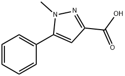 1-метил-5-фенил-1H-пиразол-3-карбоновая кислота структурированное изображение