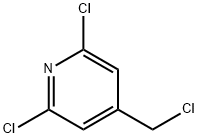 2,6-DICHLORO-4-(CHLOROMETHYL)PYRIDINE 구조식 이미지