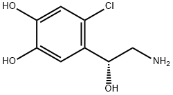 1,2-벤젠디올,4-(2-아미노-1-히드록시에틸)-5-클로로-,(R)-(9CI) 구조식 이미지