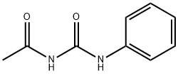 N-ACETYL-N'-PHENYLUREA 구조식 이미지