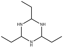 2,4,6-triethylhexahydro-1,3,5-triazine  Structure
