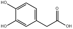 3,4-Dihydroxyphenylacetic acid 구조식 이미지