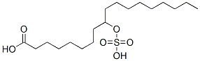 9-(sulphooxy)octadecanoic acid  Structure