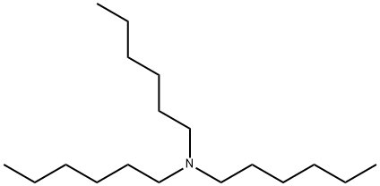 TRI-N-HEXYLAMINE 구조식 이미지