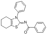 N-(3-PHENYL-4,5,6,7-TETRAHYDRO-3H-BENZOTHIAZOL-2-YLIDENE)-BENZAMIDE Structure