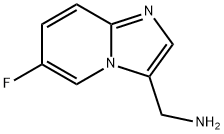 IMidazo[1,2-a]pyridine-3-MethanaMine, 6-fluoro- Structure