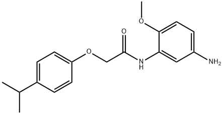 N-(5-Amino-2-methoxyphenyl)-2-(4-isopropylphenoxy)acetamide Structure