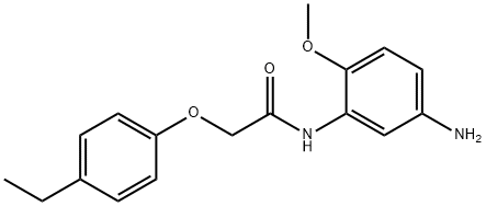 N-(5-Amino-2-methoxyphenyl)-2-(4-ethylphenoxy)-acetamide Structure