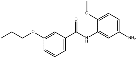 N-(5-Amino-2-methoxyphenyl)-3-propoxybenzamide 구조식 이미지