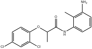 N-(3-Amino-2-methylphenyl)-2-(2,4-dichlorophenoxy)propanamide Structure