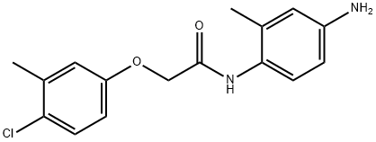 N-(4-Amino-2-methylphenyl)-2-(4-chloro-3-methylphenoxy)acetamide Structure