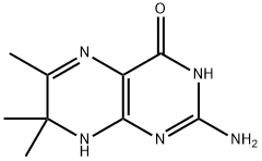2-aMino-6,7,7-triMethyl-7,8-dihydropteridin-4(3H)-one 구조식 이미지