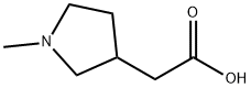 2-(1-Methyl-3-pyrrolidinyl)acetic acid Structure