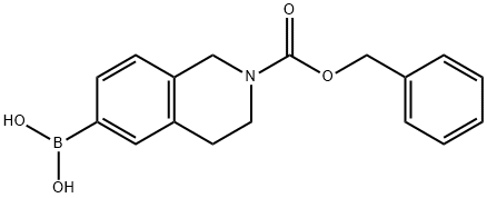 BENZYL 6-(4,4,5,5-TETRAMETHYL-1,3,2-DIOXABOROLAN-2-YL)-3,4-DIHYDROISOQUINOLINE-2(1H)-CARBOXYLATE 구조식 이미지